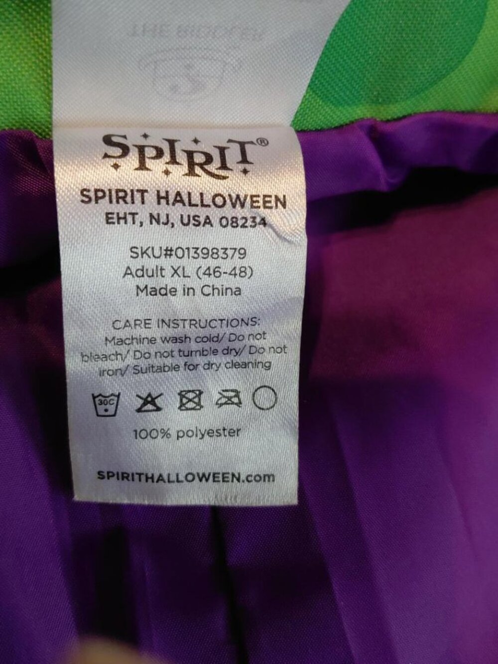 Spirit HALLOWEEN - The RIDDLER Jacket & Pants - Picture 2 of 6